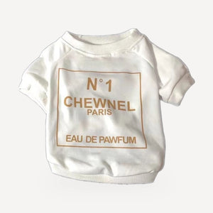 Eau De Pawfum dog shirt inspired by Chanel view 4