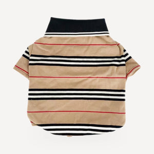 Stripe dog polo inspired by Burberry view 8
