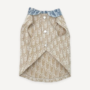 Oblique Denim dog jacket inspired by Dior view 4