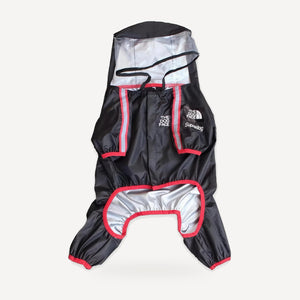 TDF Reflective Rainsuit in black