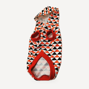 Pawda Triangle Print Hoodie product view