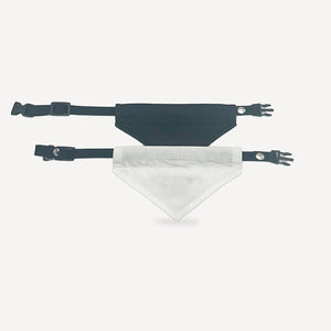 Black Bandana dog collar inspired by Prada
