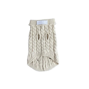 Stone Pawland Cable Knit Sweater