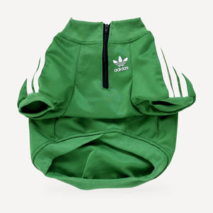 Adidog Half-Zip Track Jacket in green