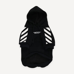 Diagonal Stripe dog hoodie inspired by Off-White view 4