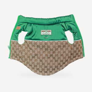 Pawcci Green Satin Vest product view