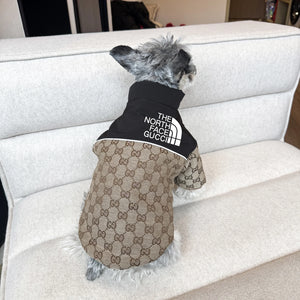 TDF x Pawcci Zip Jacket on a dog