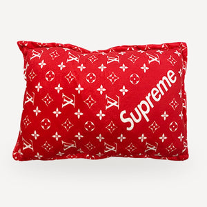 Monogram dog blanket inspired by Supreme x Louis Vuitton view 2