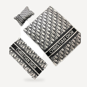 Oblique Blanket dog set inspired by Dior
