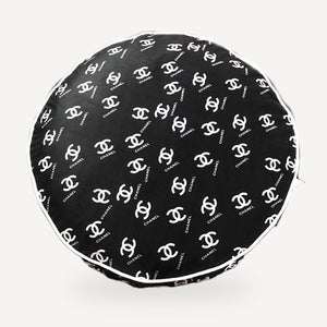Logo Round Dog dog mat inspired by Chanel