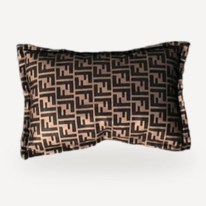 Monogram Blanket And Pillow dog set inspired by Fendi view 2