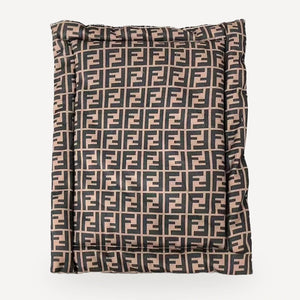 Monogram Flat dog mat inspired by Fendi