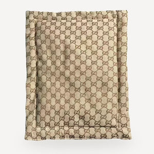 Monogram Flat dog mat inspired by Fendi view 6
