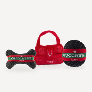 Plush Bag & Bone Toy dog set inspired by Gucci view 5
