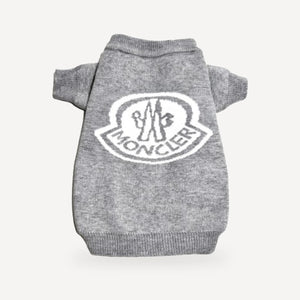 Logo dog sweater inspired by Moncler view 2