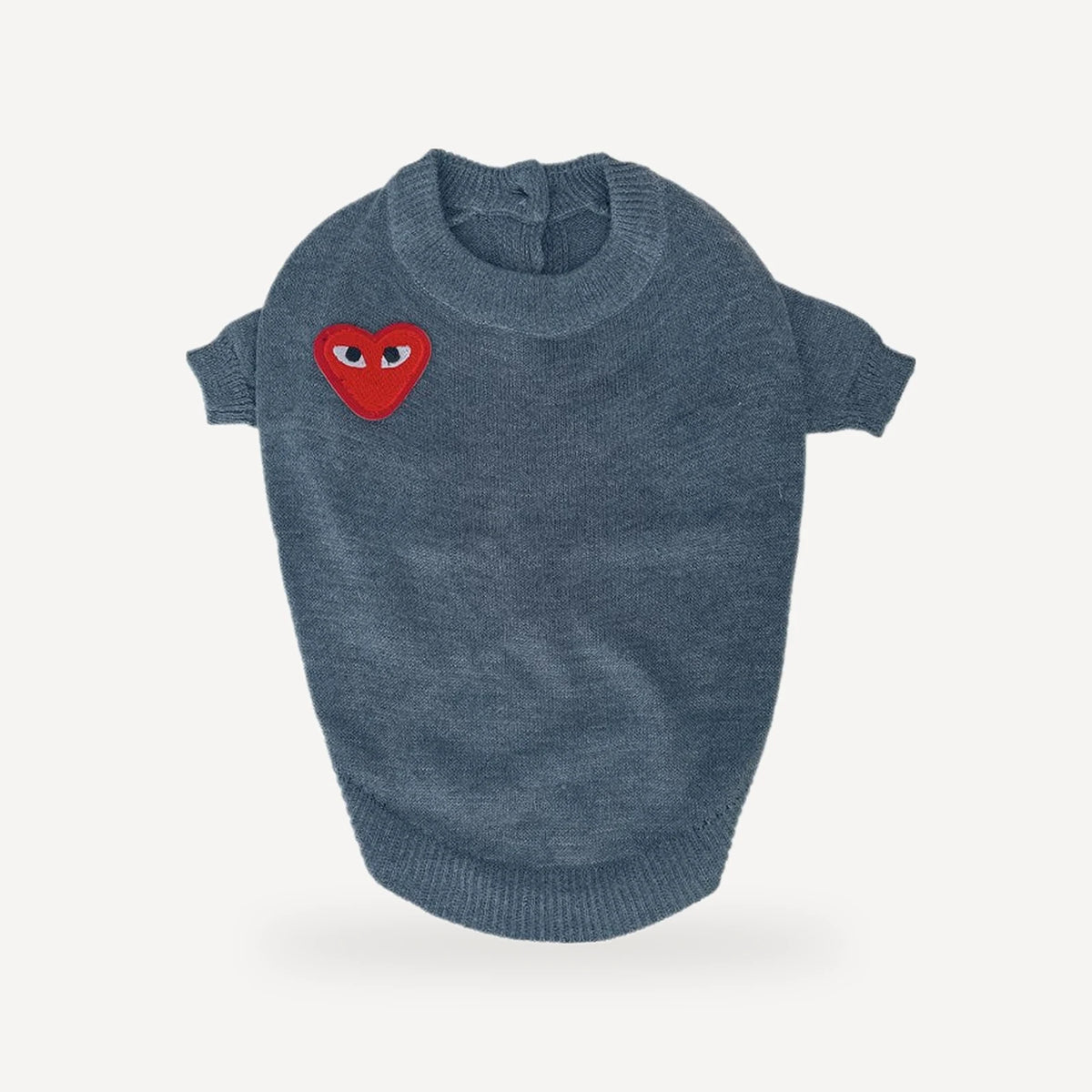 Heart dog sweater inspired by Comme des Garcons view 6