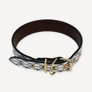 Logo Leather Walking dog set inspired by Chanel view 9
