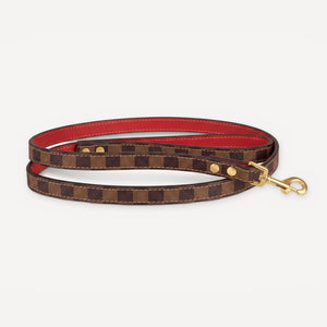 Check Leather Walking dog set inspired by Louis Vuitton view 4
