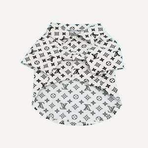 Classic Print dog polo inspired by Louis Vuitton view 4