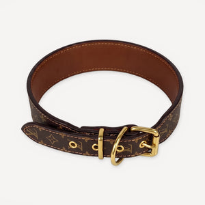 Gold Chain Leather Walking dog set inspired by Louis Vuitton view 30