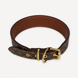 Leather Walking dog set inspired by Louis Vuitton view 6