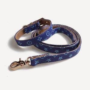 Monogram Collar & Leash dog set inspired by Louis Vuitton