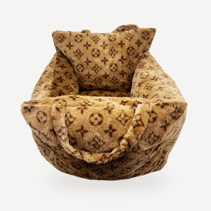 Monogram Dog dog bed inspired by Louis Vuitton view 18