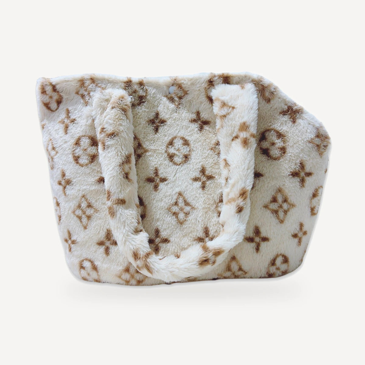 Monogram Plush dog carrier inspired by Louis Vuitton view 7