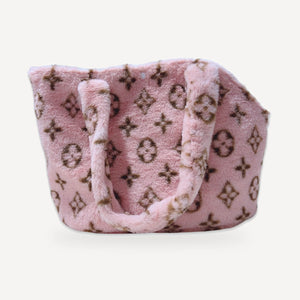 Monogram Plush dog carrier inspired by Louis Vuitton view 8