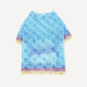 Tri-Colour Sheer dog tee inspired by Louis Vuitton view 4