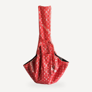 Designer Logo Sling dog carrier view 28