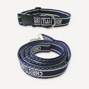 Dreamy Collar Harness Leash dog set inspired by Dior view 5