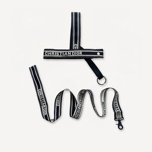 Harness Walking dog set inspired by Dior view 4