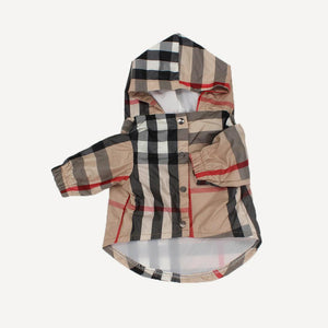 Monogram dog windbreaker inspired by Burberry view 3