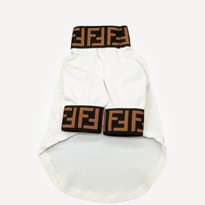 Monogram Turtleneck dog apparel inspired by Fendi view 4