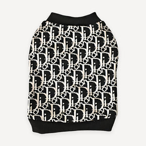 Oblique Monogram dog sweater inspired by Dior view 8