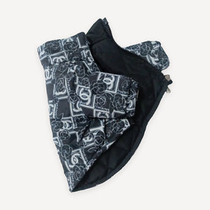 Rose Print dog puffer inspired by Chanel view 8