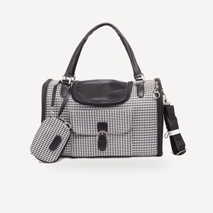 Luxury Croco Embossed dog carrier view 9