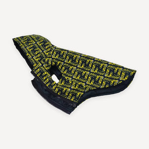 Text Print dog hoodie inspired by Off-White view 7