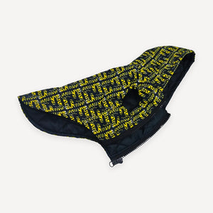 Text Print dog hoodie inspired by Off-White view 8