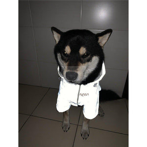Nasa 3m Reflective dog windbreaker view 3