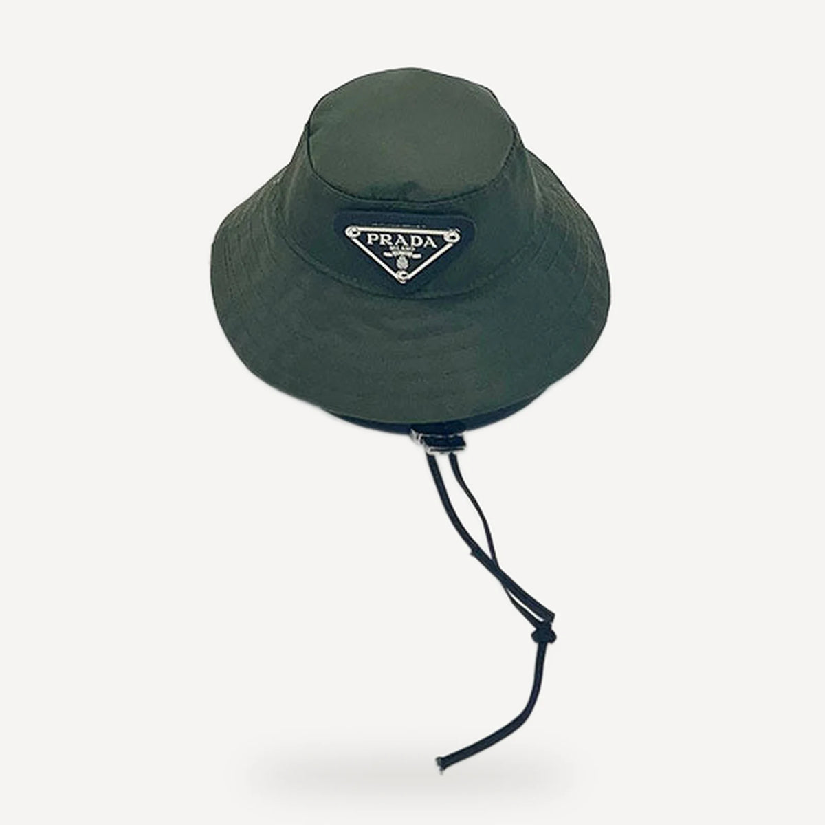dog bucket hat inspired by Prada view 3