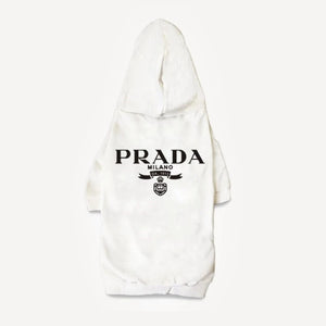 Logo dog hoodie inspired by Prada view 3