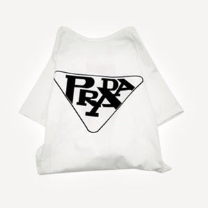 Logo dog tee inspired by Prada view 3