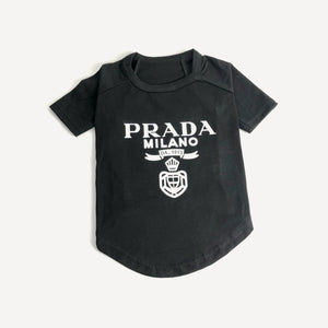 Logo dog tee inspired by Prada view 7