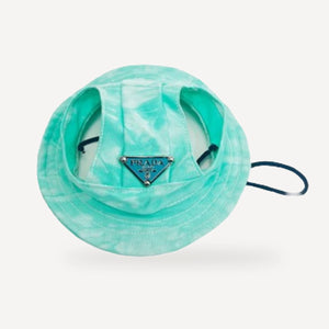 Plush dog hat inspired by Prada view 5