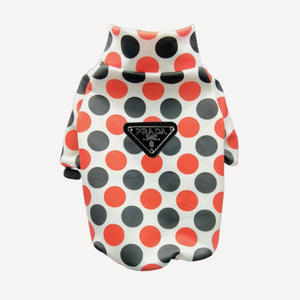 Polka Dot dog jacket inspired by Prada view 2