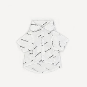 Button dog shirt inspired by Balenciaga
