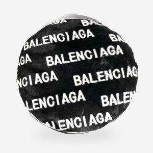 Faux Fur dog bed inspired by Balenciaga view 2