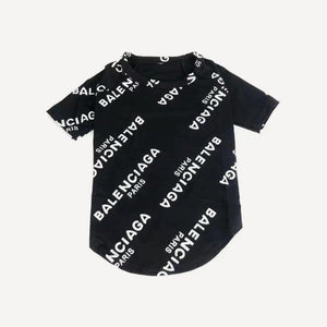 Logo dog tee inspired by Balenciaga